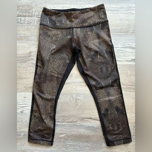 Vintage Lululemon Jeweled Cropped leggings Sz. 4